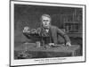 Thomas Alva Edison American Inventor with His Phonograph-null-Mounted Art Print