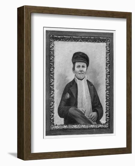 Thomas Alva Edison as a Boy-null-Framed Art Print