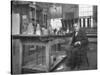 Thomas Alva Edison in His Workshop-null-Stretched Canvas