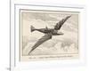 Thomas Alva Edison's Flying Canoe the Smaller of His Two Projected Flying Machines-null-Framed Art Print