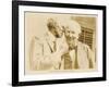 Thomas Alva Edison with Henry Ford-null-Framed Art Print