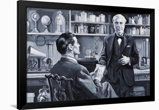 Thomas Alva Edison-Paul Rainer-Framed Giclee Print