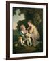 Thomas and Joseph Pickford as Children, circa 1777-9-Joseph Wright of Derby-Framed Giclee Print