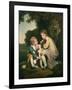 Thomas and Joseph Pickford as Children, circa 1777-9-Joseph Wright of Derby-Framed Giclee Print