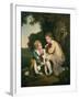 Thomas and Joseph Pickford as Children, circa 1777-9-Joseph Wright of Derby-Framed Giclee Print