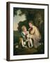 Thomas and Joseph Pickford as Children, circa 1777-9-Joseph Wright of Derby-Framed Giclee Print