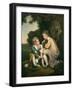 Thomas and Joseph Pickford as Children, circa 1777-9-Joseph Wright of Derby-Framed Giclee Print