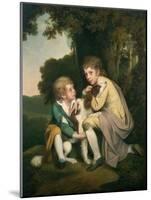 Thomas and Joseph Pickford as Children, circa 1777-9-Joseph Wright of Derby-Mounted Giclee Print