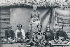 A Samoan girl, with chaplet of hibiscus flowers, 1902-Thomas Andrew-Photographic Print