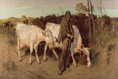 Returning from Pasture, 1890-Thomas Austen Brown-Giclee Print