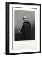 Thomas Babington Macaulay, British Poet, Historian and Whig Politician, C1880-DJ Pound-Framed Giclee Print