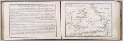 Chart Showing the Sea Coast of England and Wales-Thomas Badeslade-Framed Premium Giclee Print