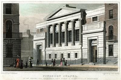Finsbury Chapel, City of London, 1827