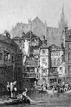 View in Metz, Northern France, 19th Century-Thomas Barber-Giclee Print