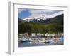 Thomas Basin Boat Harbor in Ketchikan, Southeast Alaska, United States of America, North America-Richard Cummins-Framed Photographic Print