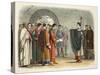 Thomas Becket Forbids the Earl of Leicester to Pass Sentence on Him-James William Edmund Doyle-Stretched Canvas