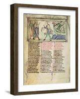 Thomas Becket Prepares to Sail For England, 1170 to End His Exile, Becket Leaves, c.1220-40-null-Framed Giclee Print