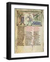 Thomas Becket Prepares to Sail For England, 1170 to End His Exile, Becket Leaves, c.1220-40-null-Framed Giclee Print