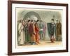 Thomas Becket Refuses to Seal the Constitutions of Claredon-James Doyle-Framed Art Print