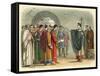 Thomas Becket Refuses to Seal the Constitutions of Claredon-James Doyle-Framed Stretched Canvas