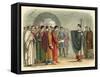 Thomas Becket Refuses to Seal the Constitutions of Claredon-James Doyle-Framed Stretched Canvas