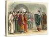 Thomas Becket Refuses to Seal the Constitutions of Claredon-James Doyle-Stretched Canvas