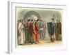 Thomas Becket Refuses to Seal the Constitutions of Claredon-James Doyle-Framed Art Print