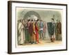 Thomas Becket Refuses to Seal the Constitutions of Claredon-James Doyle-Framed Art Print