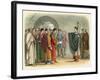 Thomas Becket Refuses to Seal the Constitutions of Claredon-James Doyle-Framed Art Print