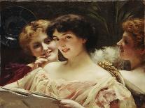 Mother and Daughter-Thomas Benjamin Kennington-Giclee Print