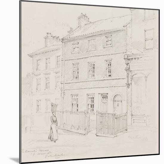 Thomas Bewick's House, West St., Gateshead-Frederick George Kitton-Mounted Giclee Print