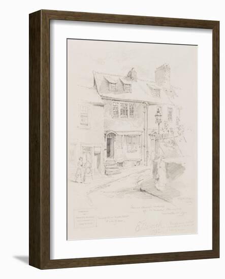 Thomas Bewick's Workshop, St Nicholas' Churchyard-Frederick George Kitton-Framed Giclee Print