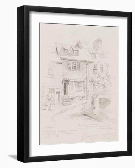 Thomas Bewick's Workshop, St Nicholas' Churchyard-Frederick George Kitton-Framed Giclee Print