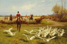 Terriers on a Hare-Thomas Blinks-Stretched Canvas