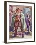 Thomas Blood Attempting to Steal the Crown Jewels from the Tower of London in 1671-null-Framed Giclee Print