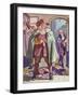 Thomas Blood Attempting to Steal the Crown Jewels from the Tower of London in 1671-null-Framed Giclee Print