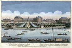 A View of the Royal Hospital at Chelsea and the Rotunda in Ranelaigh Gardens-Thomas Bowles-Framed Giclee Print