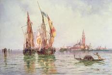 Fishing Boats Near San Giorgio Maggiore, Venice-Thomas Bush Hardy-Giclee Print