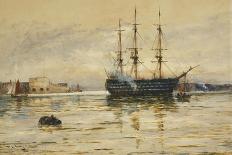 Off The Dutch Coast, 1896-Thomas Bush Hardy-Framed Stretched Canvas