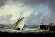 A Deal Lugger Going Off to a Storm-Bound Ship in the Downs, South Foreland-Thomas Buttersworth-Giclee Print