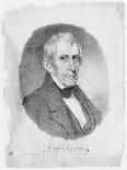 US president William Henry Harrison, 1841-Thomas Campbell-Mounted Giclee Print