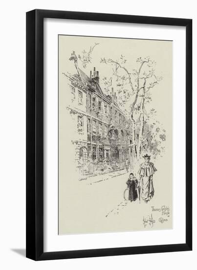 Thomas Carlyle's House at Chelsea-Herbert Railton-Framed Giclee Print