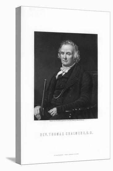 Thomas Chalmers, Leader of the Free Church of Scotland-W Roffe-Stretched Canvas