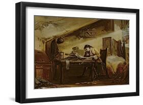 Thomas Chatterton in His Garret-John Joseph Barker-Framed Giclee Print