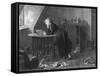 Thomas Chatterton Reading Papers at Desk-null-Framed Stretched Canvas
