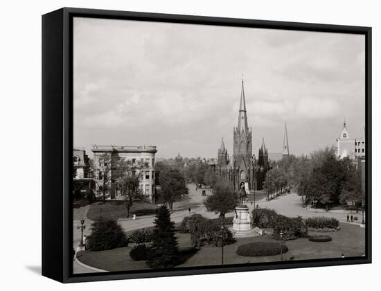 Thomas Circle, Washington, D.C.-null-Framed Stretched Canvas