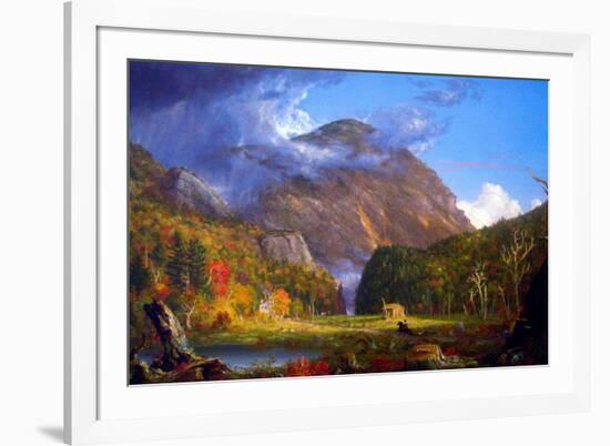 Thomas Cole A View of the Mountain Pass Called the Notch of the White Mountans-Thomas Cole-Framed Art Print