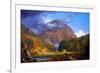 Thomas Cole A View of the Mountain Pass Called the Notch of the White Mountans-Thomas Cole-Framed Art Print