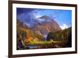 Thomas Cole A View of the Mountain Pass Called the Notch of the White Mountans-Thomas Cole-Framed Art Print