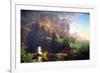 Thomas Cole The Voyage of LifeChildhood-null-Framed Art Print